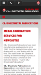 Mobile Screenshot of candjsheetmetal.com.au